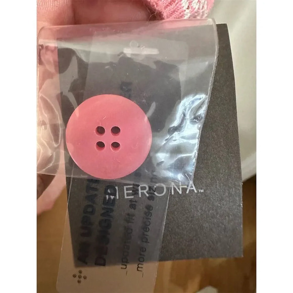 Merona Womens Cardigan Plus Size 24/26 Pink V-Neck Button Down Cardigan Sweater - Picture 8 of 10